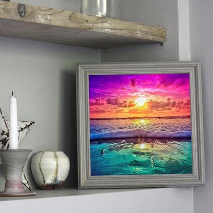 Sunset By The Sea - Full Square Drill Diamond Painting 30*30CM