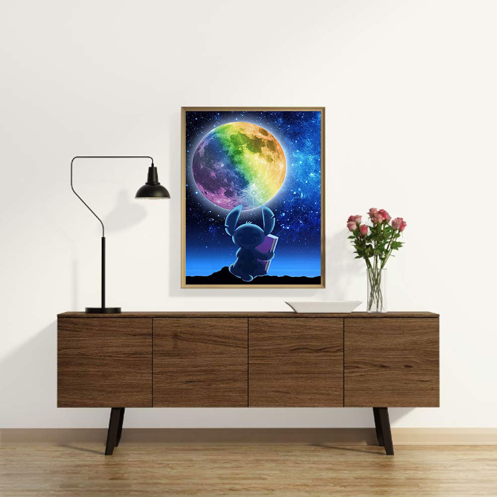 Colorful Planet Stitch - Full Round Drill Diamond Painting 50*60CM