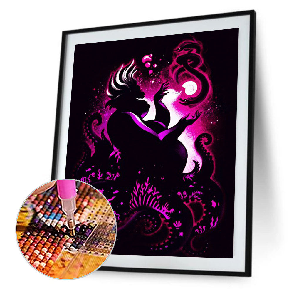 Ursula Silhouette - Full Round Drill Diamond Painting 50*60CM