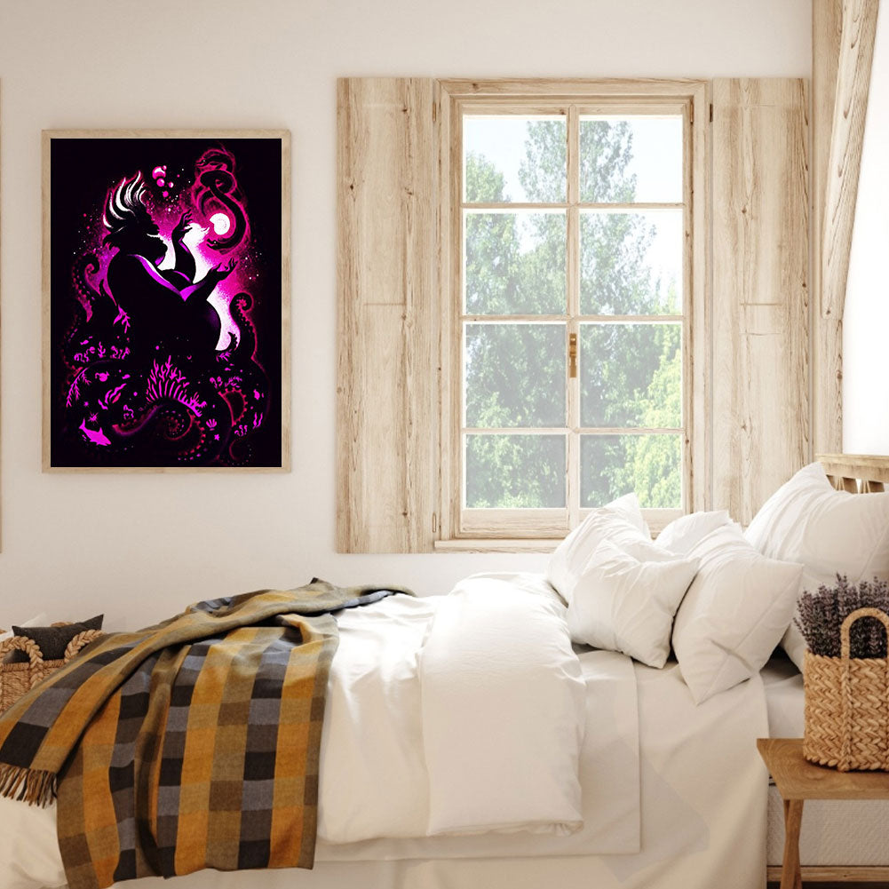 Ursula Silhouette - Full Round Drill Diamond Painting 50*60CM