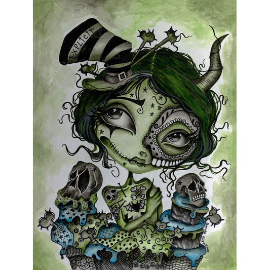 Virtual Doll - Full Round Drill Diamond Painting 30*40CM