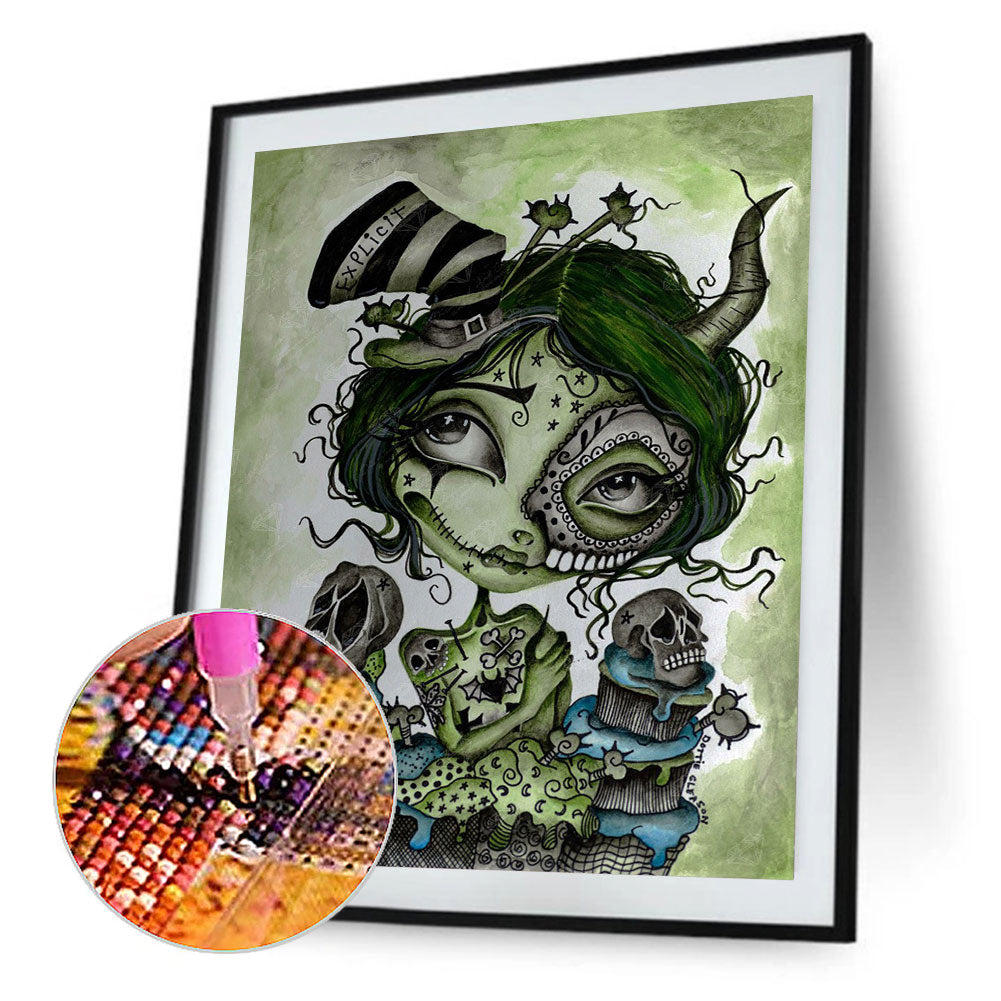 Virtual Doll - Full Round Drill Diamond Painting 30*40CM