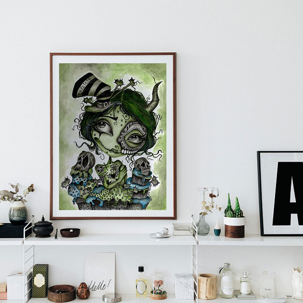 Virtual Doll - Full Round Drill Diamond Painting 30*40CM