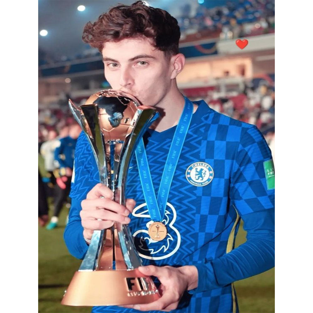 German Male Professional Football Player Kai Havertz - Full Round Drill Diamond Painting 30*40CM