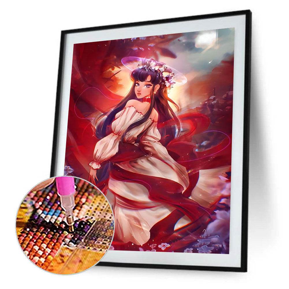 Constellation Girl - Full Round Drill Diamond Painting 30*40CM