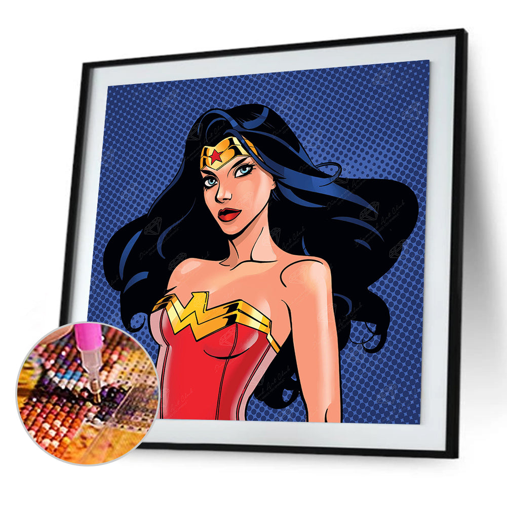 Wonder Woman - Full Round Drill Diamond Painting 40*40CM