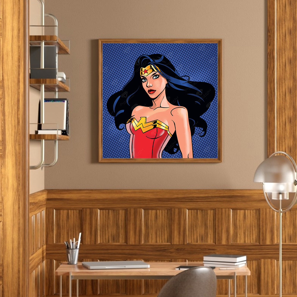 Wonder Woman - Full Round Drill Diamond Painting 40*40CM
