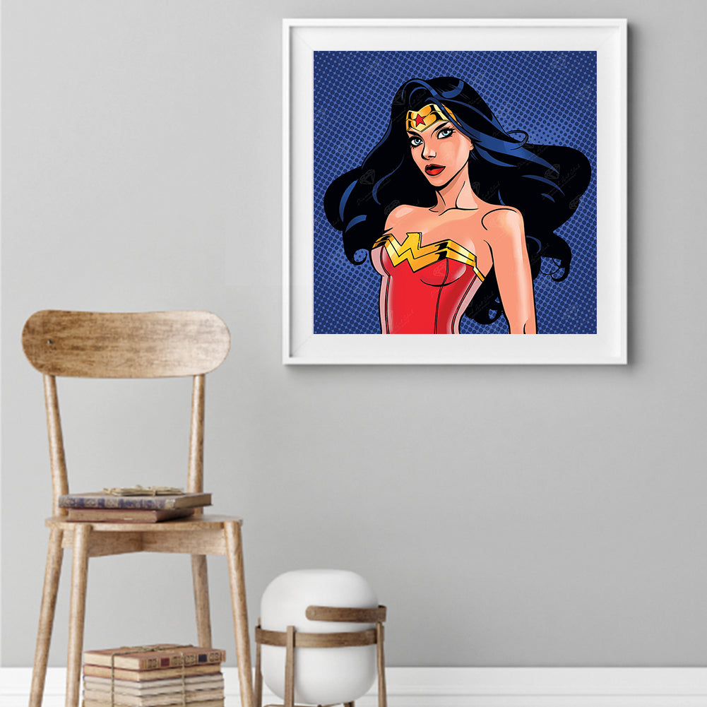 Wonder Woman - Full Round Drill Diamond Painting 40*40CM