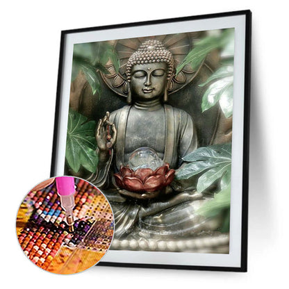 Buddha Statue - Full Round Drill Diamond Painting 40*50CM