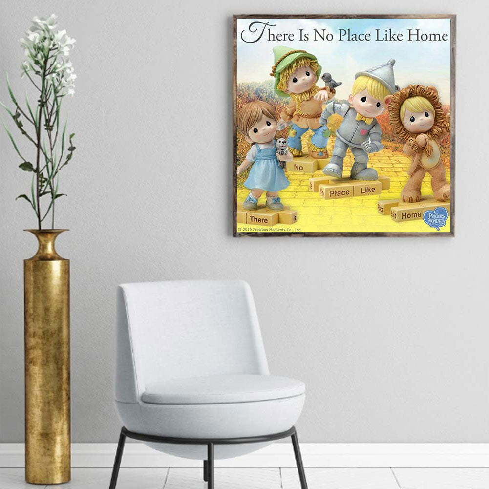 Family Warm Doll - Full Round Drill Diamond Painting 50*50CM