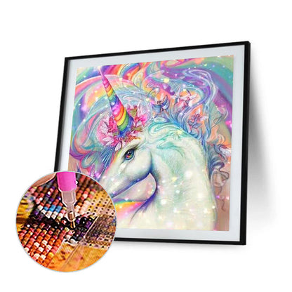 Unicorn - Full Square Drill Diamond Painting 30*30CM