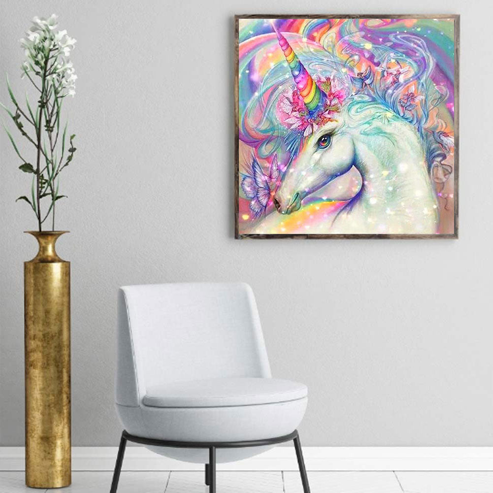 Unicorn - Full Square Drill Diamond Painting 30*30CM