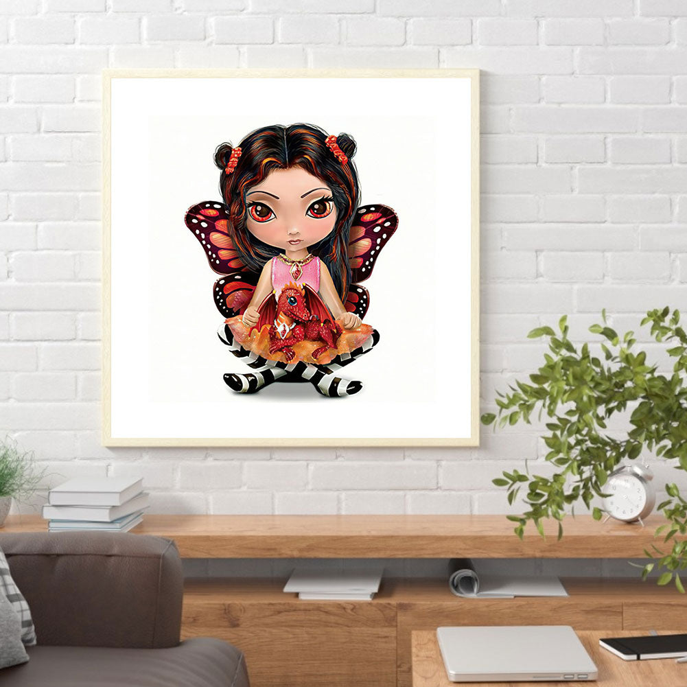 Big Eye Doll - Full Square Drill Diamond Painting 30*30CM