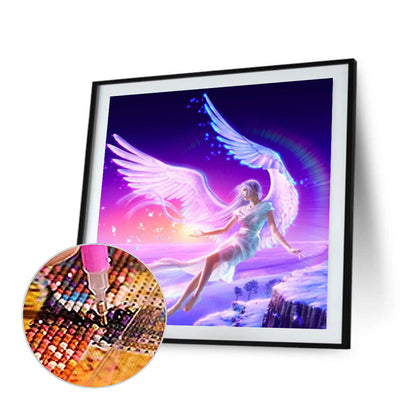 Winged Angel Girl - Full Square Drill Diamond Painting 30*30CM