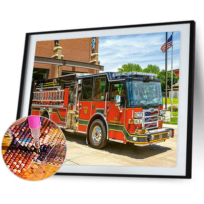 Big Truck - Full Round Drill Diamond Painting 60*50CM