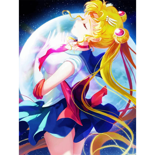 Sailor Moon - Full Round Drill Diamond Painting 30*40CM