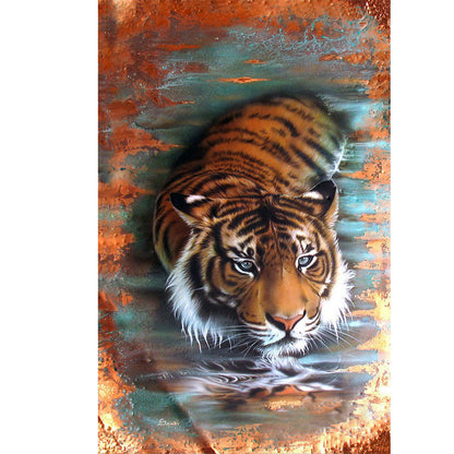 Tiger 40*70CM(Canvas) Full Square Drill Diamond Painting