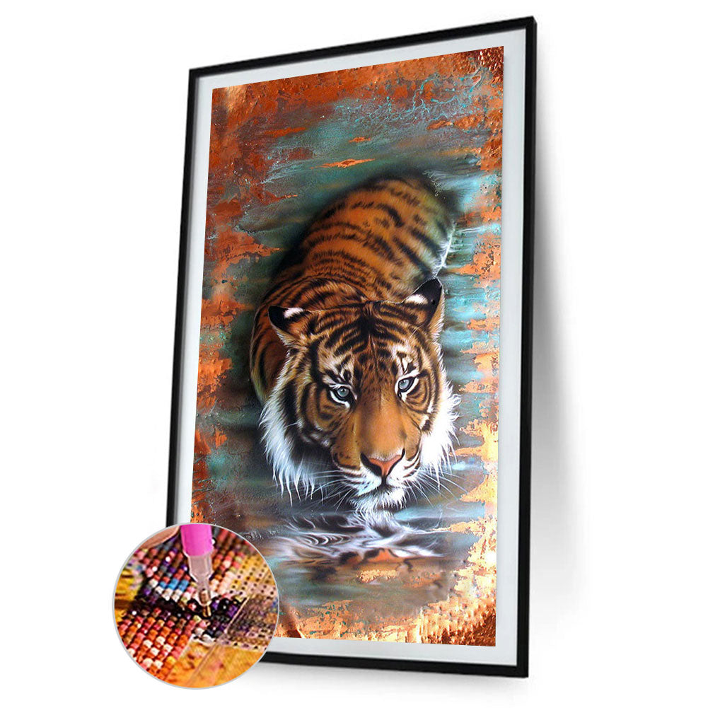 Tiger 40*70CM(Canvas) Full Square Drill Diamond Painting