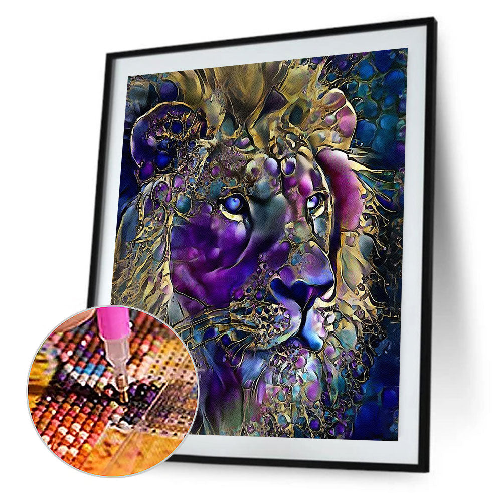 Artist Lion - Full Square Drill Diamond Painting 50*60CM