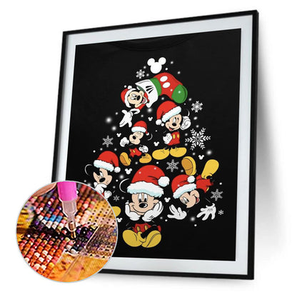 Christmas Disney Mickey - Full Round Drill Diamond Painting 30*40CM