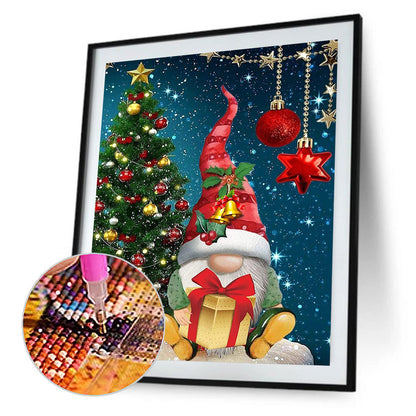 Christmas Tree Goblins 30*40CM(Canvas) Full Round Drill Diamond Painting