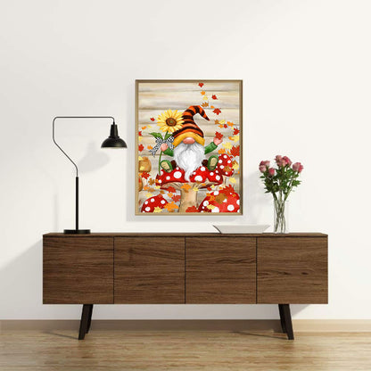 Fall Mushroom Goblin 30*40CM(Canvas) Full Round Drill Diamond Painting