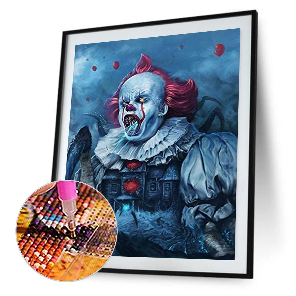 Clown - Full Round Drill Diamond Painting 30*40CM