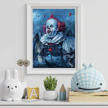 Clown - Full Round Drill Diamond Painting 30*40CM