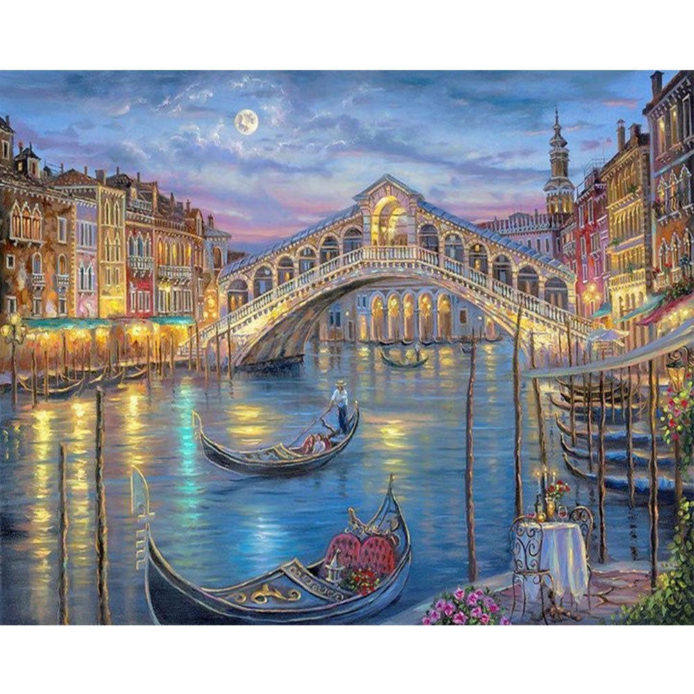 City ??Of Venice - Full Round Drill Diamond Painting 50*40CM