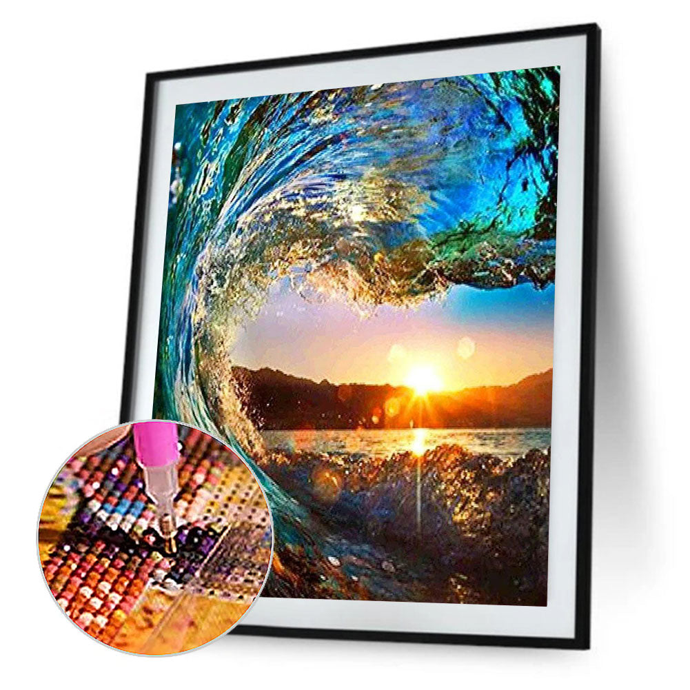 Waves - Full Round Drill Diamond Painting 40*50CM