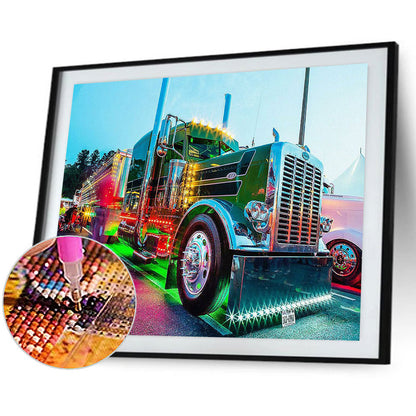 Big Truck - Full Round Drill Diamond Painting 50*40CM