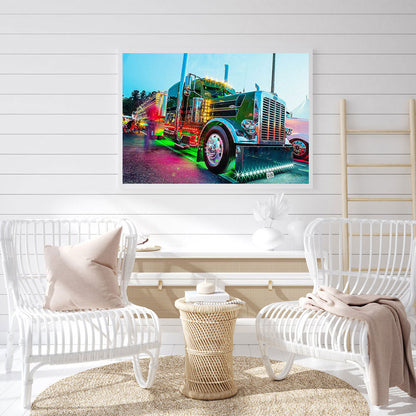 Big Truck - Full Round Drill Diamond Painting 50*40CM