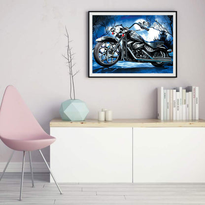 Motorcycle - Full Round Drill Diamond Painting 50*40CM