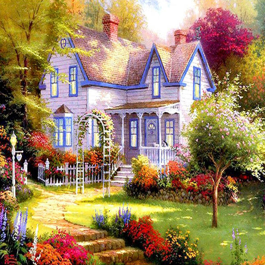 Sunshine Garden - Full Round Drill Diamond Painting 50*50CM