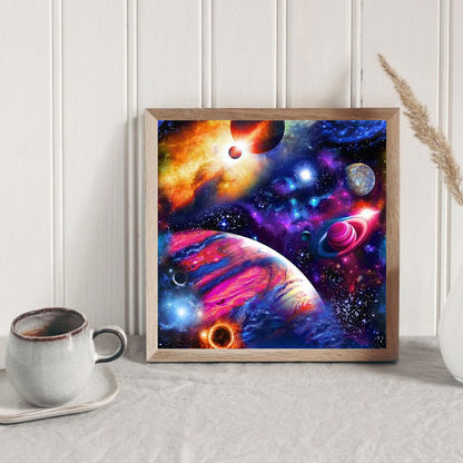 Cosmic Starry Sky - Full Round Drill Diamond Painting 40*40CM