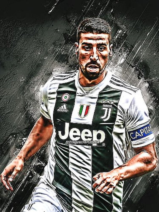 German Footballer Sammy Khedira - Full Round Drill Diamond Painting 30*40CM