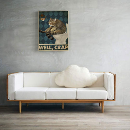 Tabby Cat Poster - Full Round Drill Diamond Painting 40*50CM