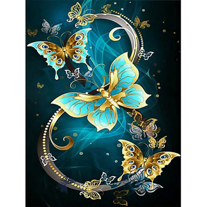 Butterfly - Full Square Drill Diamond Painting 50*60CM