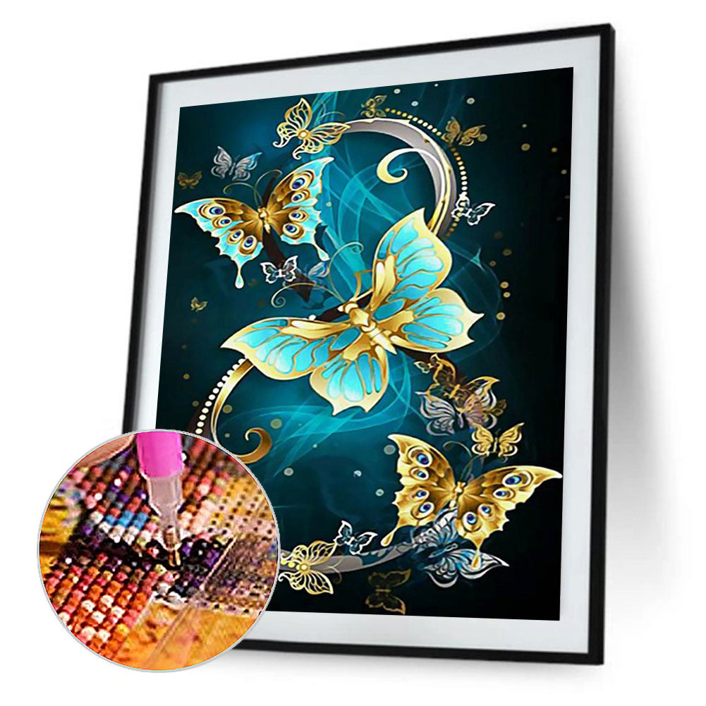 Butterfly - Full Square Drill Diamond Painting 50*60CM