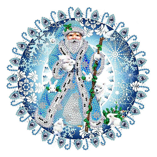 Santa Claus - Special Shaped Drill Diamond Paiting 30*30CM