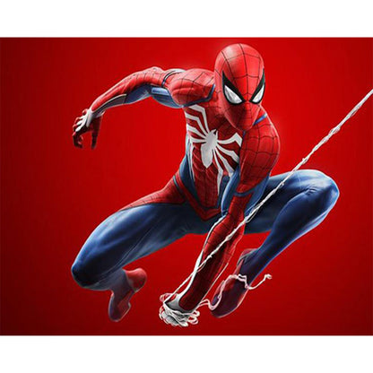 Spiderman - Full Round Drill Diamond Painting 50*40CM