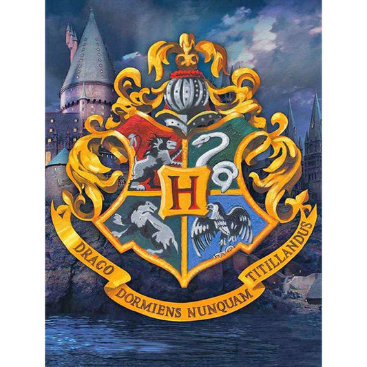 Harry Potter Badge - Full Square Drill Diamond Painting 30*40CM