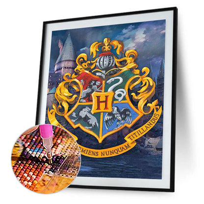 Harry Potter Badge - Full Square Drill Diamond Painting 30*40CM