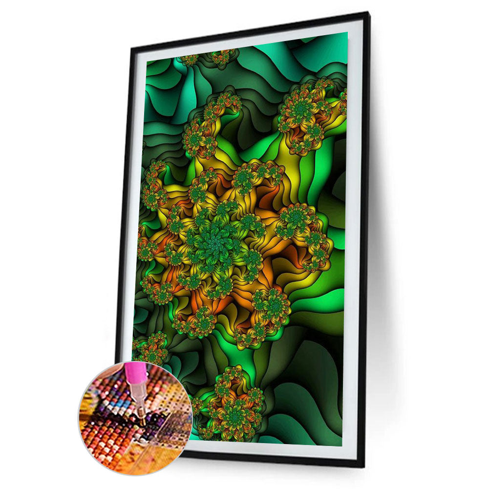 Fractal Abstract Art - Full Round Drill Diamond Painting 40*70CM