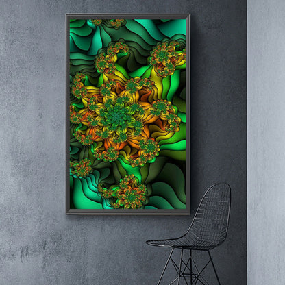 Fractal Abstract Art - Full Round Drill Diamond Painting 40*70CM