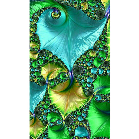 Fractal Abstract Art - Full Round Drill Diamond Painting 40*70CM