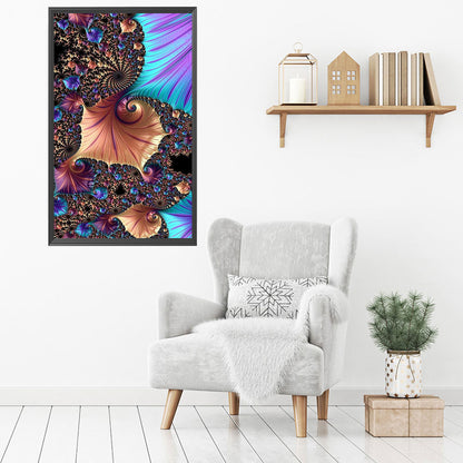 Fractal Abstract Art - Full Round Drill Diamond Painting 40*70CM