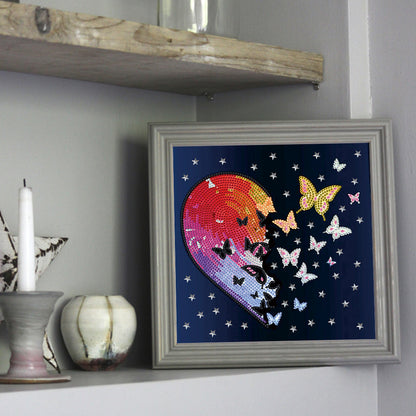 Love Butterfly - Special Shaped Drill Diamond Painting 30*30CM