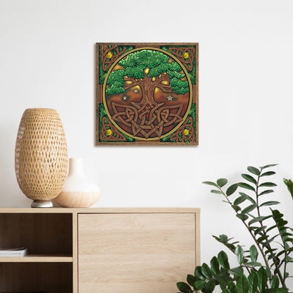 Life Tree - Special Shaped Drill Diamond Painting 30*30CM