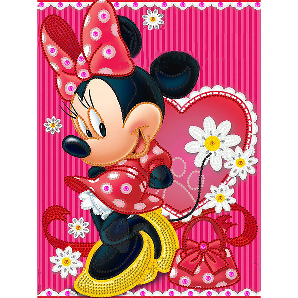 Mickey Mouse - Special Shaped Drill Diamond Painting 30*40CM